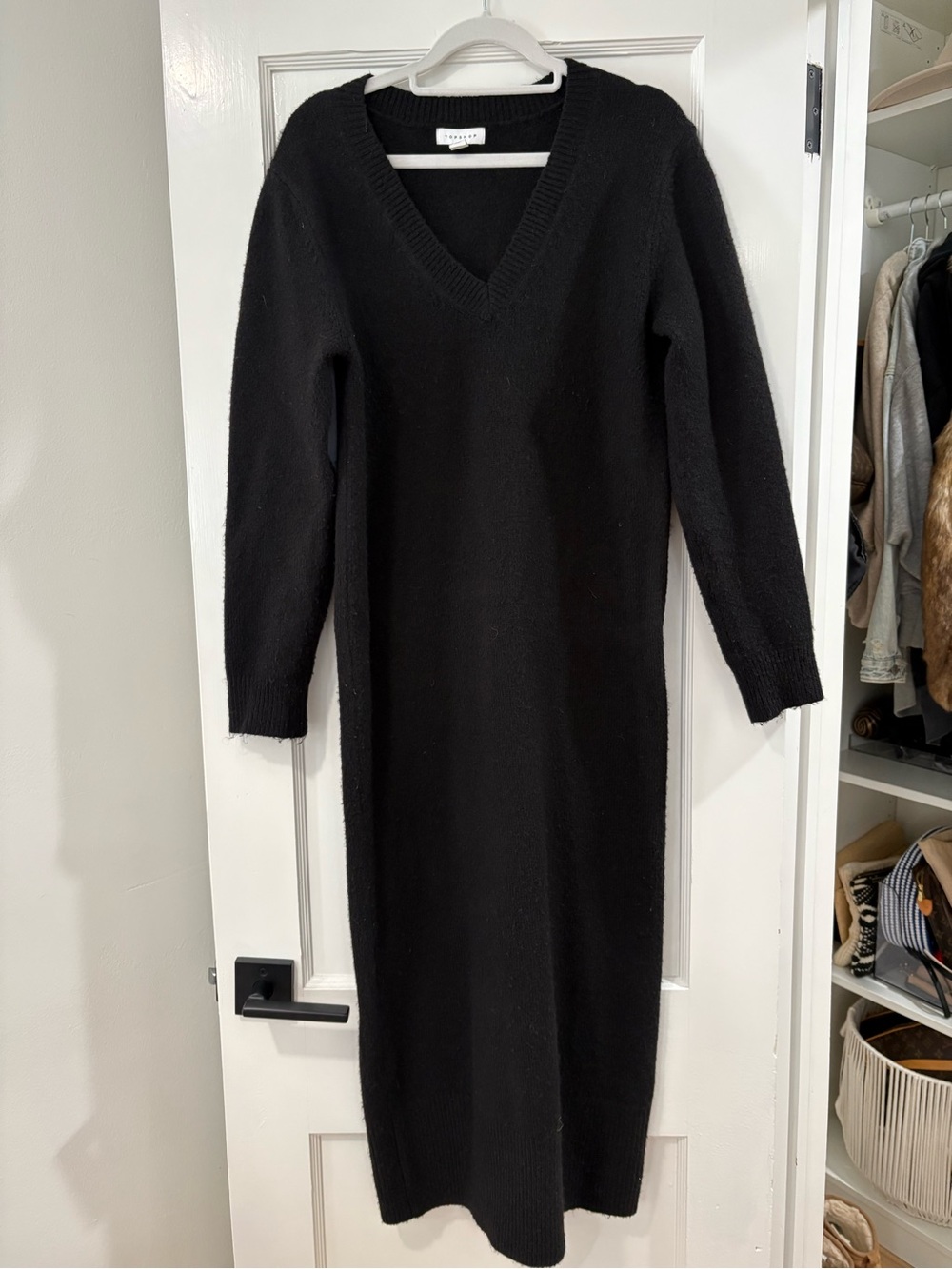 Top Shop V Neck Sweater dress
